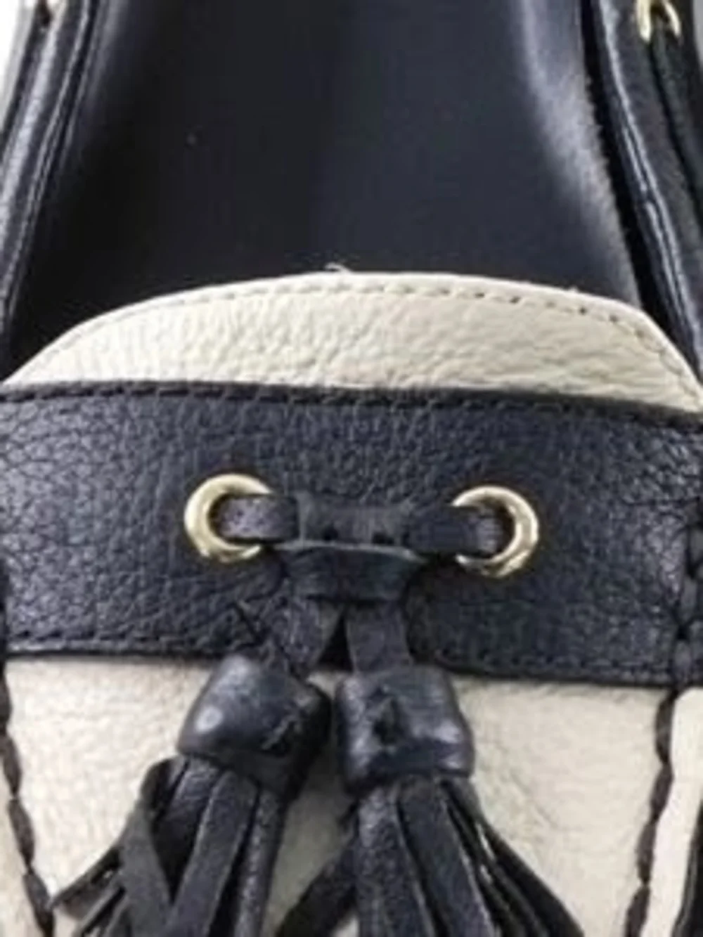 Lauren Ralph Lauren Two-Tone Tassel Loafers Size 8 Women
